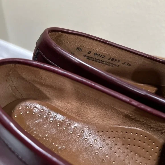 G.H. Bass Weejuns Burgundy Loafers for Women - Picture 6 of 6